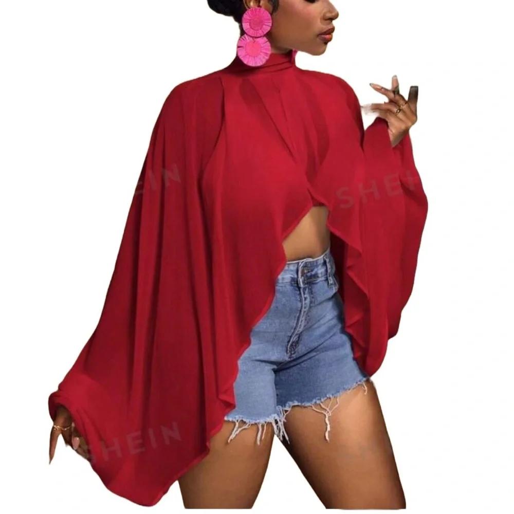 ❤️ Cropped Sheer Shrug ❤️ - Picture 1 of 3